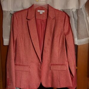 Liz Claiborne Glitter Coral Blazer
